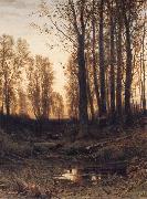 Ivan Shishkin Eventide-Sunset oil